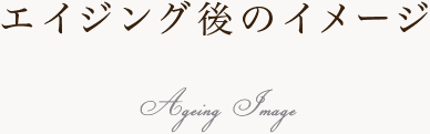 エイジング後のイメージ Ageing Image